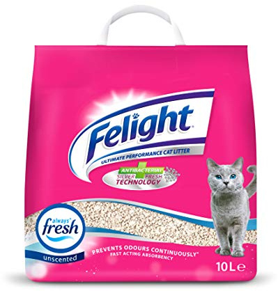 Felight Ultimate Performance Cat Litter, Unscented, 10L