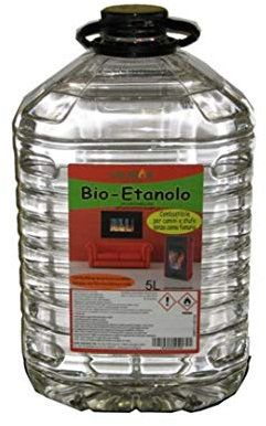 BIOETANOLO COMBUSTIBILE PER BIOCAMINO PER CAMINETTI A BIOETANOLO DA 5LT