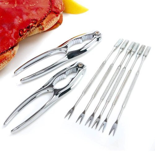Kabalo 8-Piece Seafood, Shellfish, Lobster And Crab Cracker Tool Set