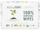 Eco by Naty plastikfreie Baby Feuchttücher unparfümiert - 100 % kompostierbare und pflanzliche Tücher, gut für Babys und die empfindliche Haut von Neugeborenen (3 x 56 | 168 Stück)