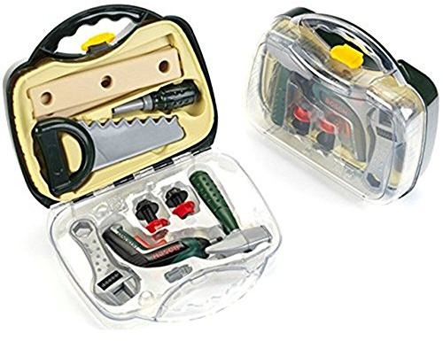 Theo Klein 8346 - Werkzeugkoffer-Set Bosch mit Ixolino II-Akkuschrauber
