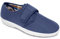 Chums Men's Wide Fit Canvas Touch and Close Shoe Navy 11 UK