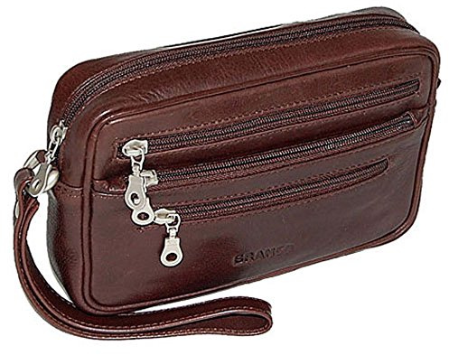GoBago Moderne Leder Herren Handgelenktasche Herren Tasche