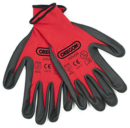 Oregon Arbeitshandschuhe, elastische Schutzhandschuhe aus Nitril mit Nylonbeschichtung, für Garten und Handwerk, robuste Gartenhandschuhe und Handschutz für Damen und Herren - Extra Large