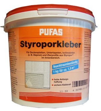 Pufas Styroporkleber 1,000 KG