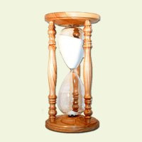 Lauschaer Glaskunst Sanduhr Kirsche Rustic, Laufzeit 50 min