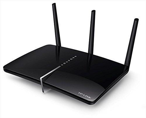 TP-LINK Archer D7 AC1750 Wireless Gigabit ADSL2+ Modem Router for Phone Line Connections (2.4 GHz 450 Mbps, 5 GHz 1300 Mbps, 2 USB Ports for Storage Sharing, Media/Print Server)