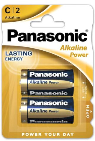 Panasonic LR 14 PAP Alkali Baby C Batterie 1,5V (2 Stück)