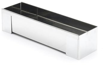 DE BUYER -3205.30 -Gouttiere à buche rectangulaire demontable inox 30x8x6cm, Language_tag:fr_fr