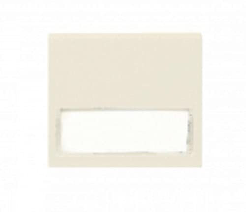 45988S-PULSANTE CON TARGH.X SC.TONDA BLANC