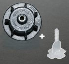 Brunoplast Nivifix Fliesen-Nivelliersystem Starterset schwarz für Fliesenstärke: 3-12 mm (0,12-0,47 Zoll) (Pflasterstärke, Fliesenmontage)