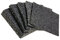 My Plast I 90 x 90 x 6 mm - 50 pièces I Dalle amortissante pour terrasses - dalle caoutchouc résistante à l'eau pour le bois de la terrasse, cale terrasse protection de construction résilient