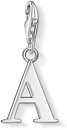 THOMAS SABO Damen Charm-Anhänger A Buchstabe Charm Club 925 Sterling Silber 0175-001-12