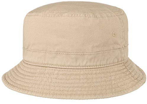 Hutshopping Forever Anglerhut Fischerhut Schlapphut Strandhut Sommerhut Stoffhut (S/M (54-57 cm) - beige)