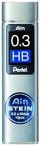 Pentel 0.3mm Ain Stein HB Refill Lead