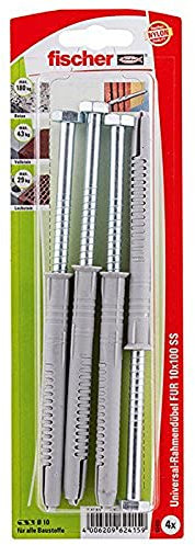 Fischer Universalrahmendübel FUR, 10 x 100 SS K SB-Karte, 62415