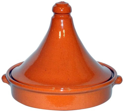 Amazing Cookware SB127 Natural Terracotta 25cm Tagine, Brown