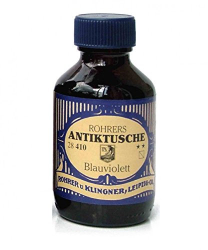 Rohrer + Klingner Antiktusche - 410 Blauviolett, 100 ml