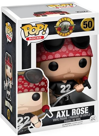 Funko POP! Rocks: Music - Guns N Roses Axl Rose - Vinylfigur för samlare - Presentidé - Officiell Merchandise - Leksaker för barn och vuxna - Musikfans - Modellfigur för samlare och utställning