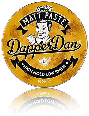 Matt Paste di Dapper Dan, High Hold Low Shine, perfetto per tutti gli stili di capelli, profumo vintage di Colonia 100ml