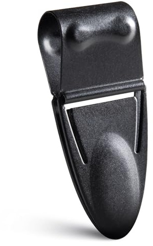 Mini Geneva Black Matte MoneyClamp®, The Only Money Clip that Never Loses Its Grip, Forever Warranty