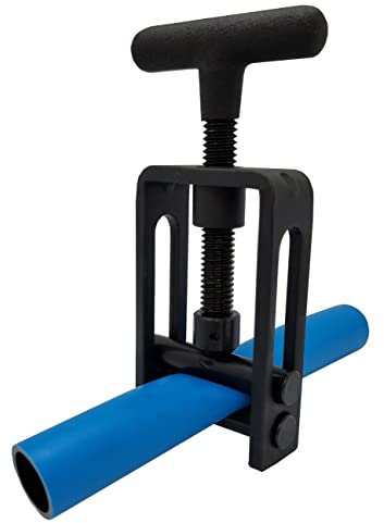 Pipestation Squeeze Off Tool 0-32mm Opening | Plumbing Tools for Isolating Mains MDPE Plastic Pipe or Rubber Pipe | Plumbers Hand Tools for Water Isolation | Clamping Tool Stops Water Flow