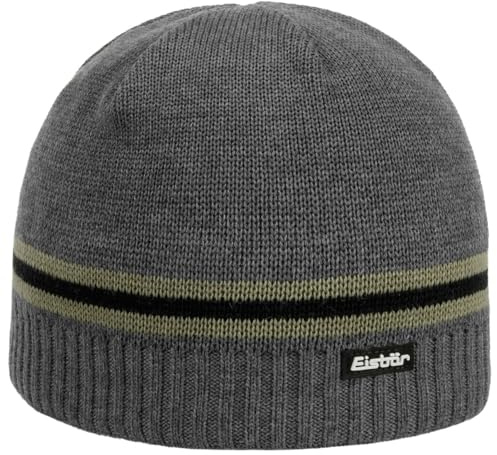Eisbär Mütze Herren Mountain XL - Merino für Männer - mit Fleece schützt vor Kälte und Wind - atmungsaktive Beanie Sportmütze Strickmütze Haube aus Österreich
