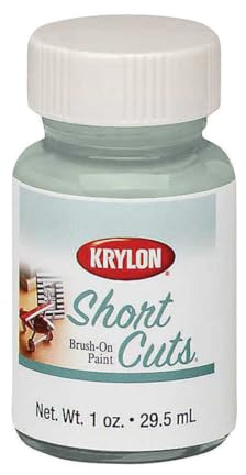 Krylon KSCB004 Short Cuts Brush-On Paint, 1-Ounce, Chrome