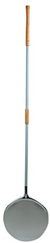 Pelle ronde pour four à pizzas, en aluminium, avec manche en bois, Ø 40 cm