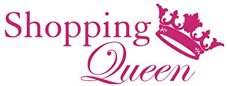 kleb-Drauf® | 1 Shopping-Queen | Pink - glänzend | Wandtattoo Wandaufkleber Wandsticker Aufkleber Sticker | Wohnzimmer Schlafzimmer Kinderzimmer Küche Bad | Deko Wände Glas Fenster Tür Fliese