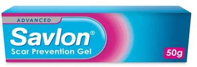 Savlon Scar Prevention Gel, Helps Soothe Minor Wounds & Superficial Burns, Speeds Up Healing and Reduces Likelihood of Scarring (50g, 1 pack)