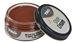 TRG The One Shoe Cream, Creme für Leder und Kunstleder, Braun (129 Light Brown), 50 ml