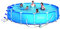 Bestway Piscina Fuori Terra Fast Set - Blu, 15 Ft (530 galloni)