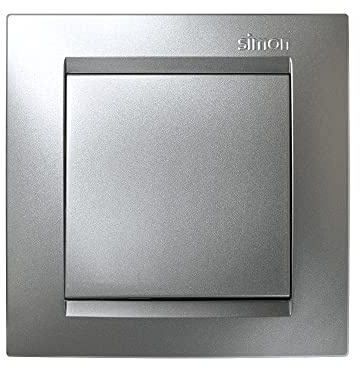Simon F1590150026- Pulsador serie 15 aluminio