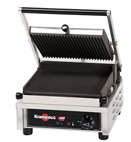 KRAMPOUZ Grill panini small rainuré / lisse