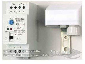 Finder Serie 11 – Interruttore crepuscolare isteresi zero 230 V