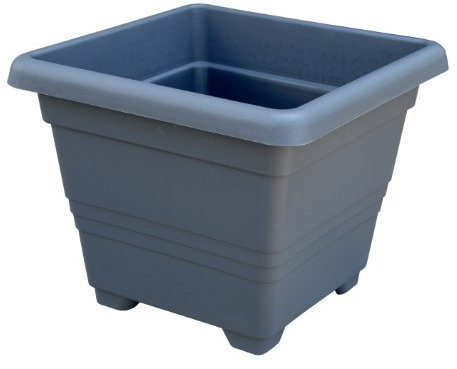 Plastia 1101063524 Begonia Pot de Fleurs Anthracite 35 x 35 cm