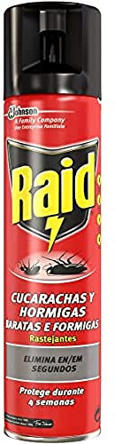Raid Insecticida contra Cucarachas, Hormigas y Chinches - 400 ml