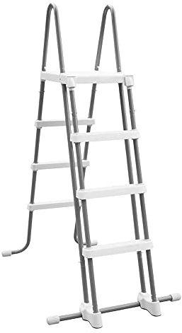 Intex 28076 Sicherheitsleiter, für Pools, Grau, 122 cm