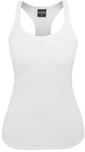 Urban Classics Ladies Jersey Tank Top, white, M