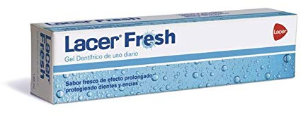 Lacer Fresh - Gel Dentífrico de uso diario, 125 ml, 1 unidad