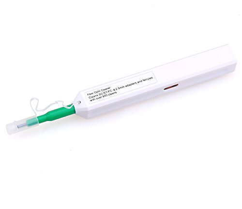 KELUSHI Ett klick fiberoptisk pennrengörare för 2,5 mm SC, ST E FC-kontakter, grön