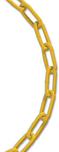 Koch A10822 2/0 Diameter 20-Feet, Coil Straight Chain, Yellow Powder Coat, up to 520 lbs.