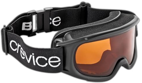 Black Crevice - Gafas de esquí para Mujer, Invierno, Mujer, Color Negro - Negro/Naranja, tamaño Talla única