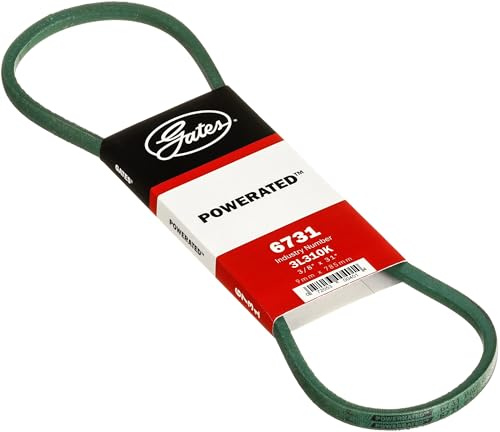 Gates-6731 Belt, Black, 31 x 3/8