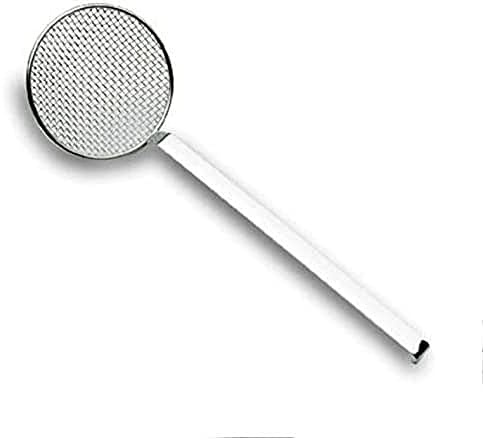 LACOR 60419 Fritierloffel 20 cm | Aus lebensmittelechtem Edelstahl gefertigt; hohe Korrosionsbeständigkeit und Haltbarkeit im täglichen Gebrauch