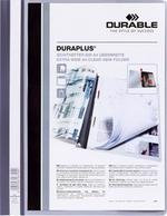 DURABLE Schnellhefter DURAPLUS, DIN A4, grau, überbreit VE 25
