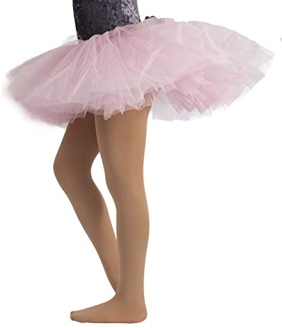 CALZITALY - Medias De Ballet Para Niñas | Panty Microfibra | 40 Den | Rosa, Blanco, Negro, Natural | Calcetería Italiana (6 Años, Natural)