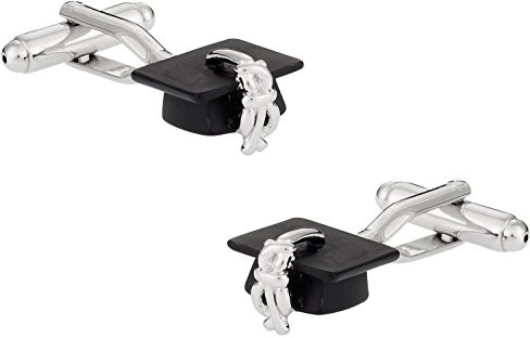 Cuff-Daddy Graduation Hat Diploma Cufflinks with Gift Box
