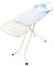 Brabantia - Asse da Stiro C - Per Caldaia a Vapore - Modello XL per Stirare - Supporto in Metallo - Regolabile in Altezza - Robusto a Quattro Gambe - Pieghevole - Cotton Flower - 124x45 cm